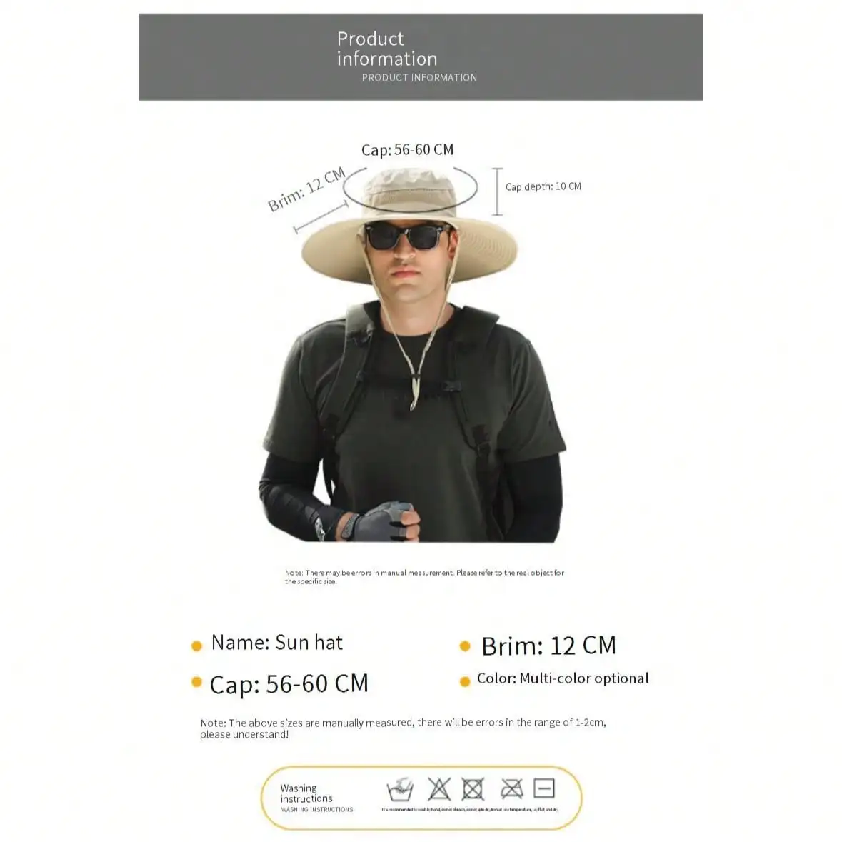 Solar Cooling Fishing Hat 5