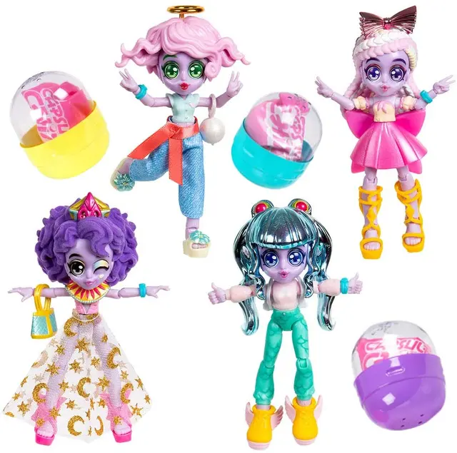 New Capsule Chix Shimmer Surge Collection Doll Surprise Dolls for Girls Children Toys Sets for Dolls Action Figure Anime 4