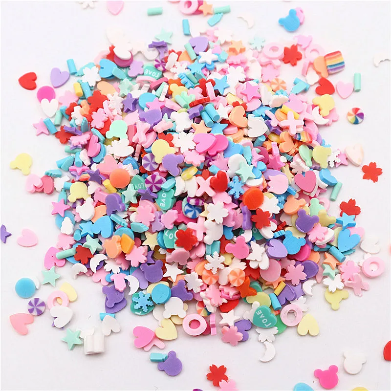 Mix Color Polymer Clay Slices Sprinkles 20g