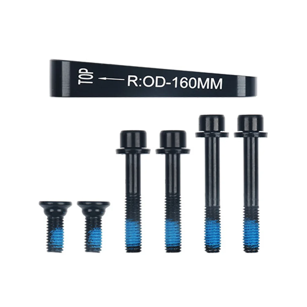 

Bike Bicycle Disc Brake Adaptor Set Compatible For-Shimano Flat Mount For 140/160mm Rotor High Quality Material