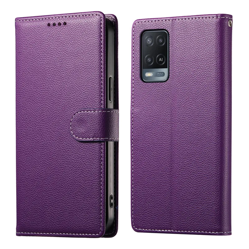 Retro Fruit Color Series Flip Wallet Leather Phone Cover with Card Holder