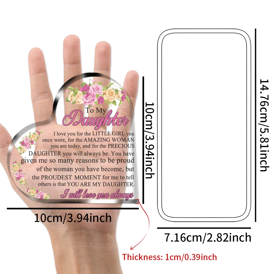 Regalo Di Laurea Per Lei 2025: Targa In Acrilico Ispiratrice “She Believed She Could” | Regalo Esame Per Ragazze | Decorazione Da Scrivania Motivazionale