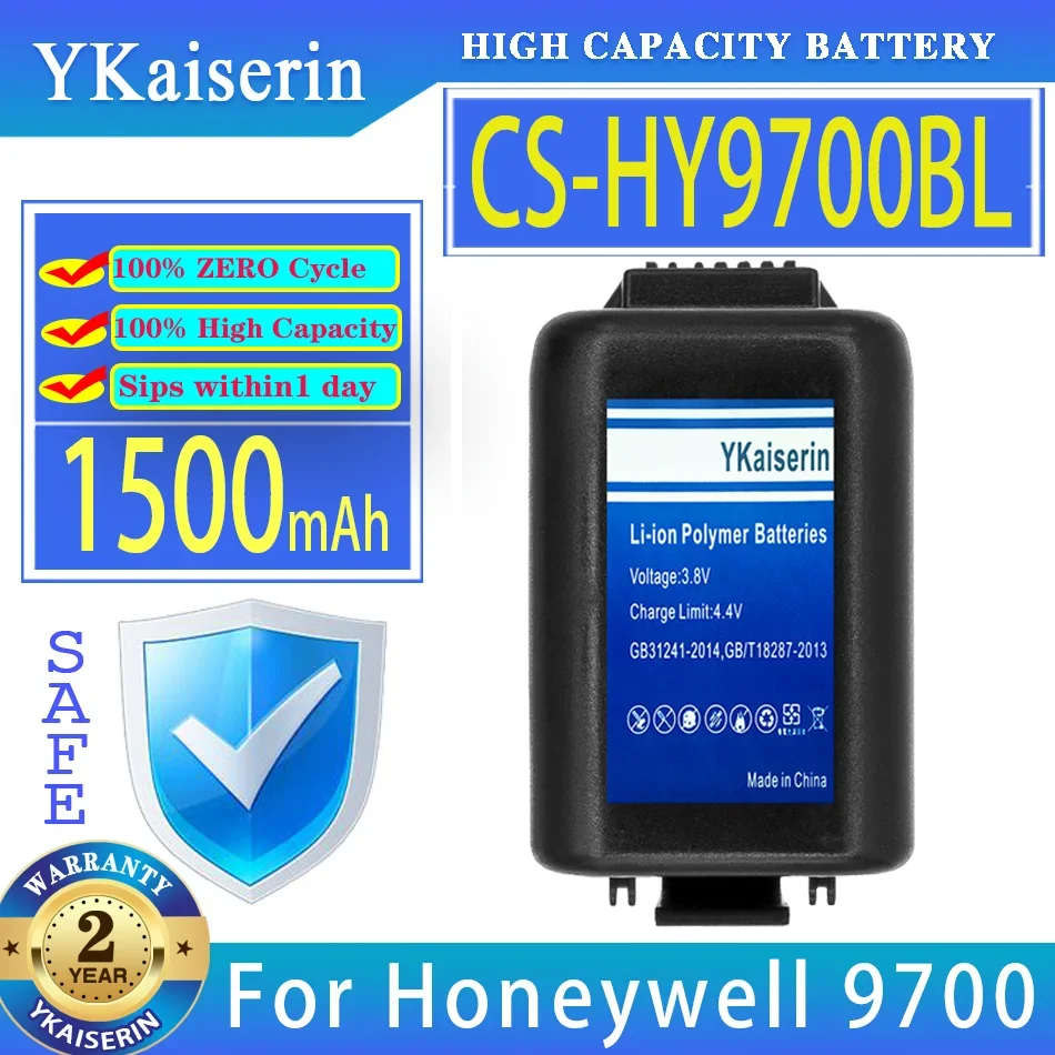 

YKaiserin 1500mAh Replacement Battery CS-HY9700BL CSHY9700BL For Honeywell 9700-BTEC-1 9700LP0003 9700 9700-BTEC Batteria