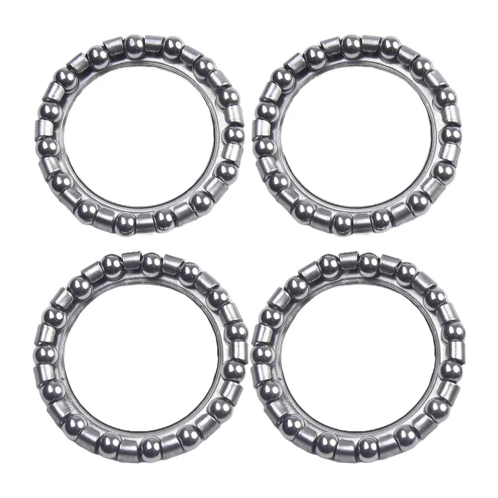 Durable Silver Steel Steering Bearings - Easy to Use Inner and Outer Design