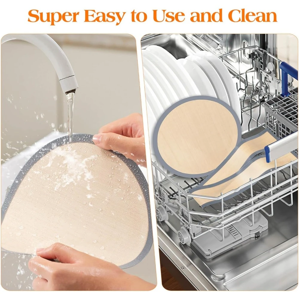 9inch Silicone Baking Mat Set Prevent Cake From Sticking To Bottom Side Easy Clean NonStick Multifunction Baking Cake Mat silicone baking mat