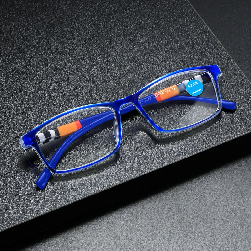 Ultra Light Fashionable Anti-Blue Light Reading Glasses with Spring Hinges