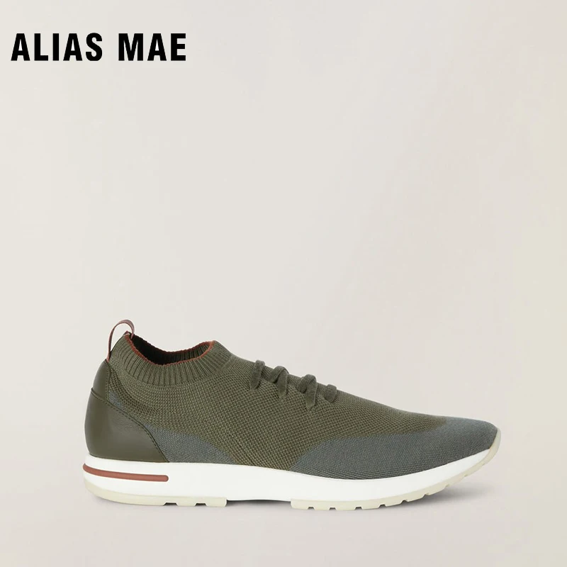 

ALIAS MAE Sports and Casual Shoes 2023 Autumn New Fashion Academy Style Knitted Vulcanized Shoe Sizes 38-46