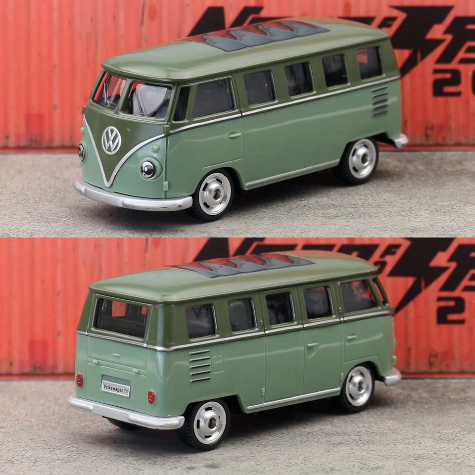 1/56 Volkswagen T1 Bus Toy Car Model CCA MSZ 1:64 Diecast