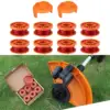 Trimmer Spool Line For Worx Replacement Grass Trimmer Line Spool Set For Worx Weed Eater 10FT/ 3.1M Weed Eater Edger Line String 1