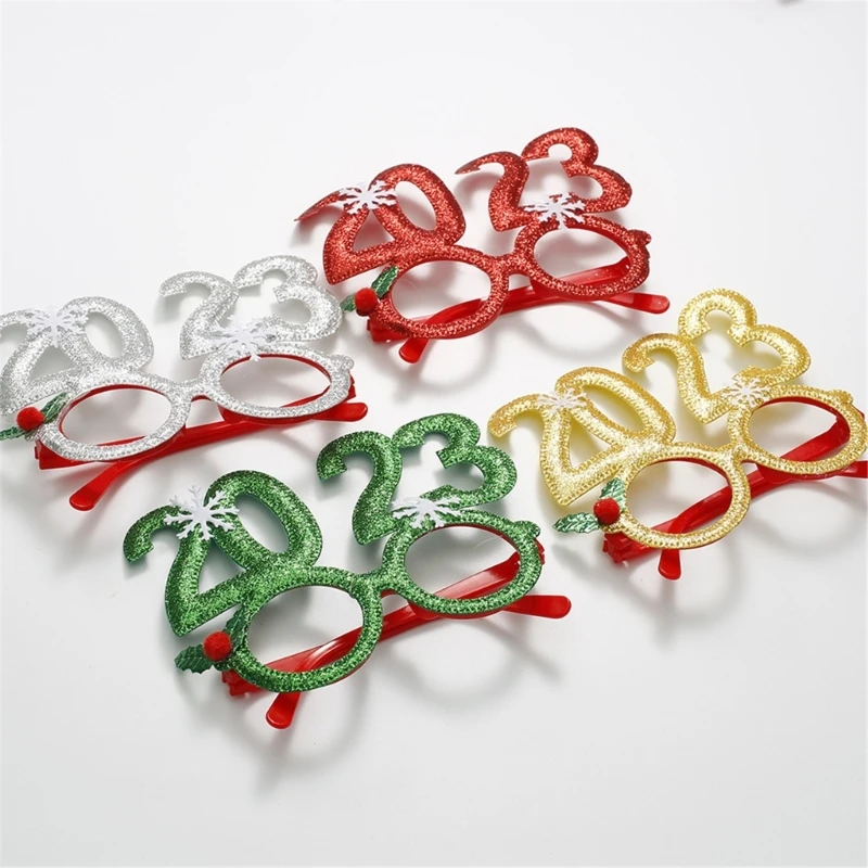 

Happy New Year Eyeglasses 2023 Glasses Frame Christmas Glasses for Party