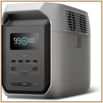 1500Wh Portable Power Station - 2200W X-Boost, Fast Charging for Camping & Emergencies