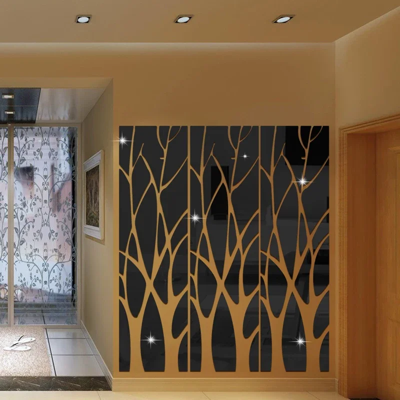 Adesivi Murali 3D A Specchio - 18 Farfalle Argento - Decorazioni Rimovibili Per Pareti - Foto 10