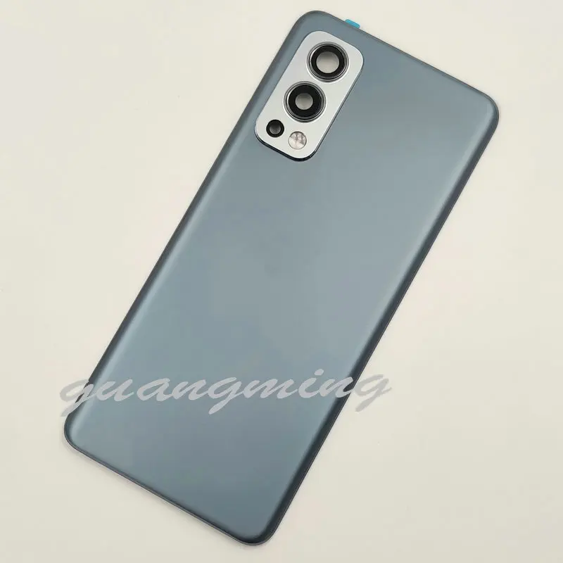 OnePlus Nord 2 5G 유리 후면 배터리 커버 도어 하우징 케이스(카메라 렌즈 교체 부품 포함)