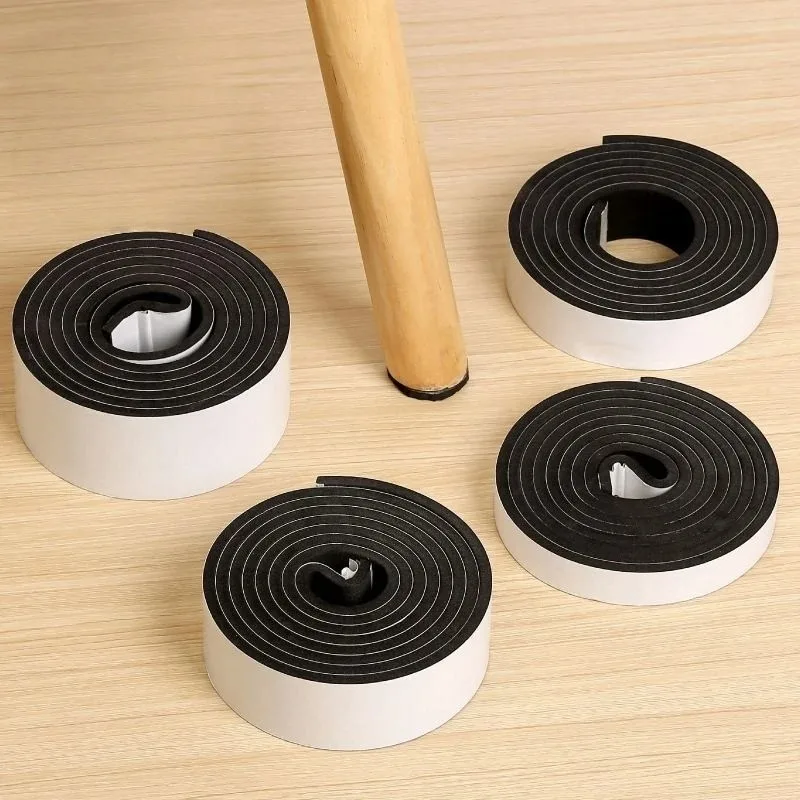 DIY 실용적인 단색 미끄럼 방지 가구 패드 매트 범퍼 댐퍼 두꺼운 미끄럼 방지 패드 발 커버 자체 접착 테이블 의자