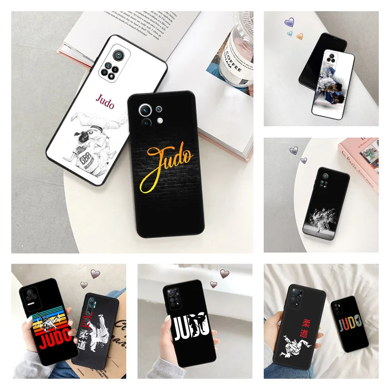 Custodie Morbide In Silicone Per Redmi Note 10 10S 11 11S 12S 9 9S 9T 8 8T 7 Pro 4G 5G Note12 Karate Judo Muay Thai Fundas
