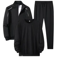 8XL hommes survêtements unisexe Jogging costume marque de mode 3 pièces ensemble survêtement hommes printemps automne mode sweats à capuche pantalons de survêtement 2