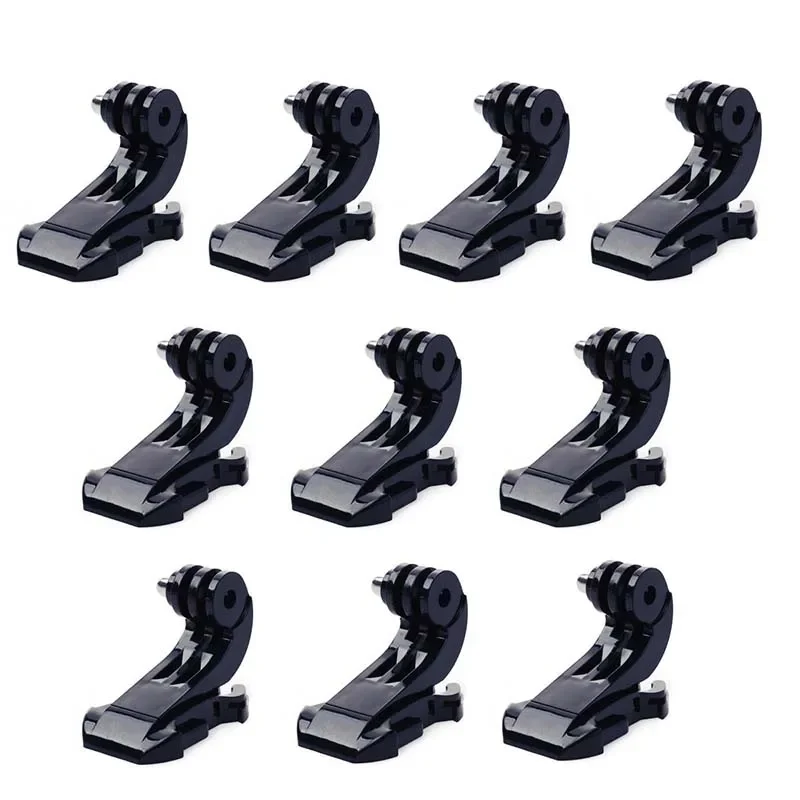 10X Casco Chest Strap Sgancio Rapido J-Hook Buckle Mount Base Per Gopro Hero 6 5 4 3 3 + 2 1 Session Sjcam Sj4000 Sj5000 Sj6000