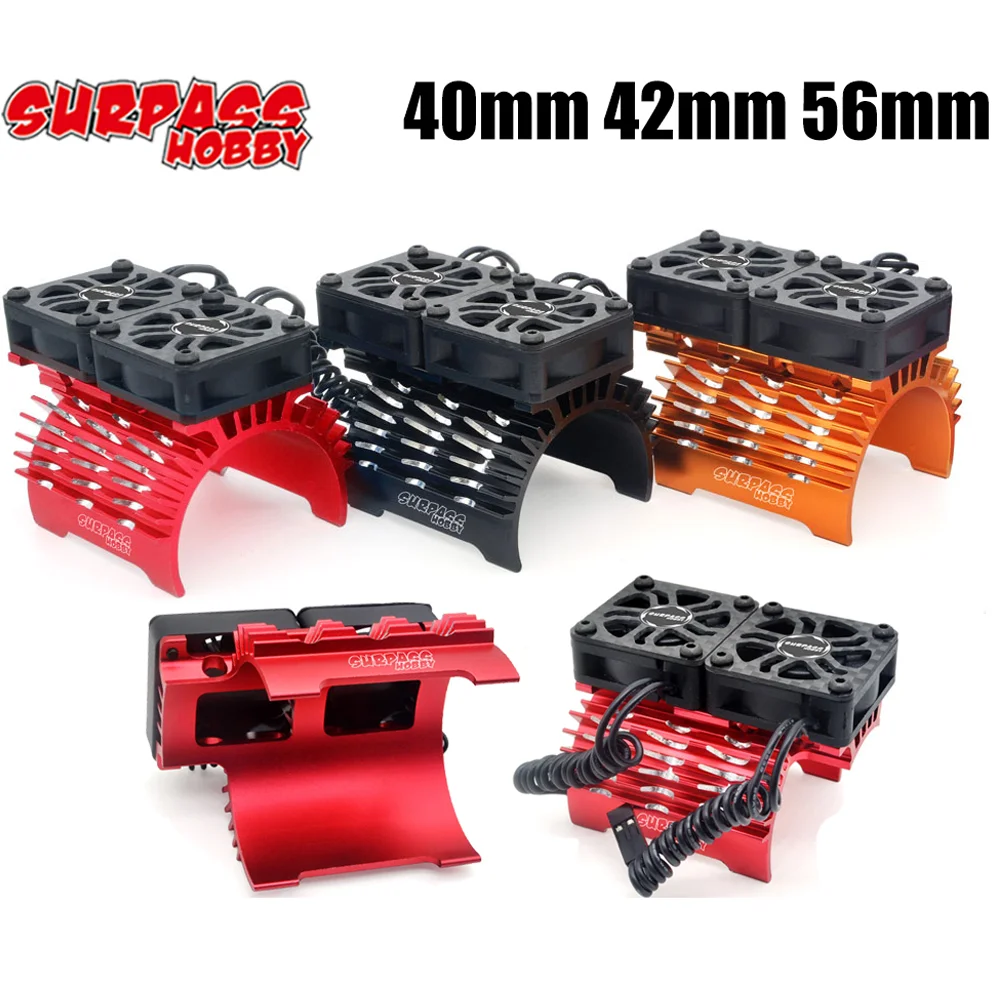 Ventola Di Raffreddamento Rocket 50mm In Metallo 10000RPM – Per Motori Brushless RC 1/5 1/6 1/8