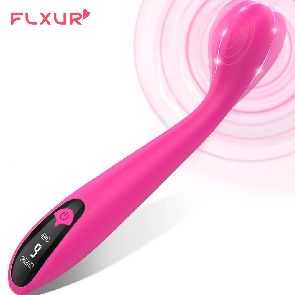 LCD Display Screen G spot Vibrator for Women Finger-shaped Sex Toys Vaginal Massage 9 Vibration Silicone Sexy Adult Product