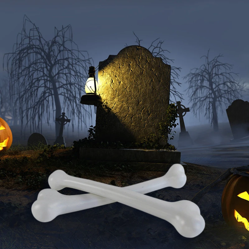 1 stücke gefälschte menschliche Knochens imulations knochen Halloween Horror Requisite Plastik knochen Leistung Requisiten Halloween Party Kostüm Zubehör – Detail 14