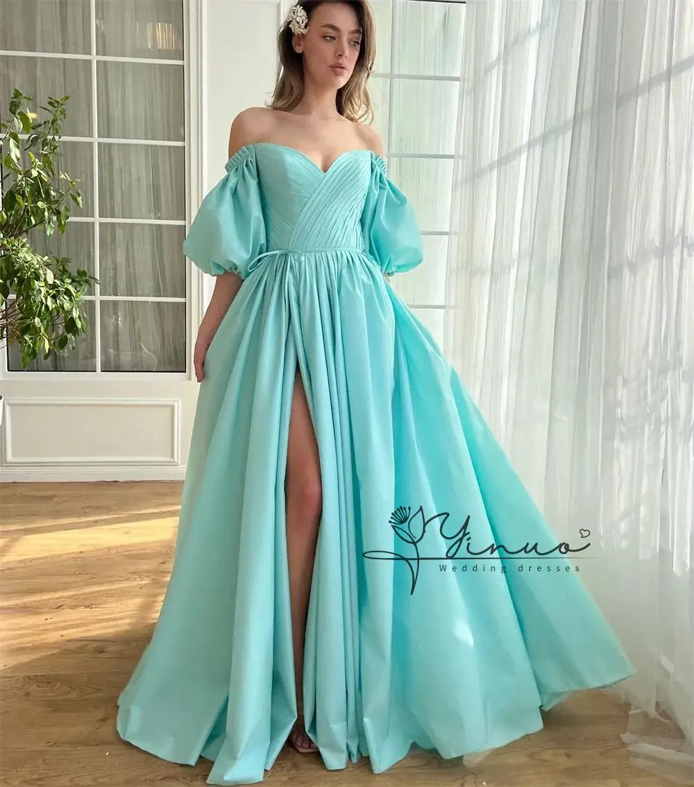 Spaghetti Strap A-line Multilayer Tulle Vestidos De Noche Floor-Length Elegant Sleeveless Prom Dresses
