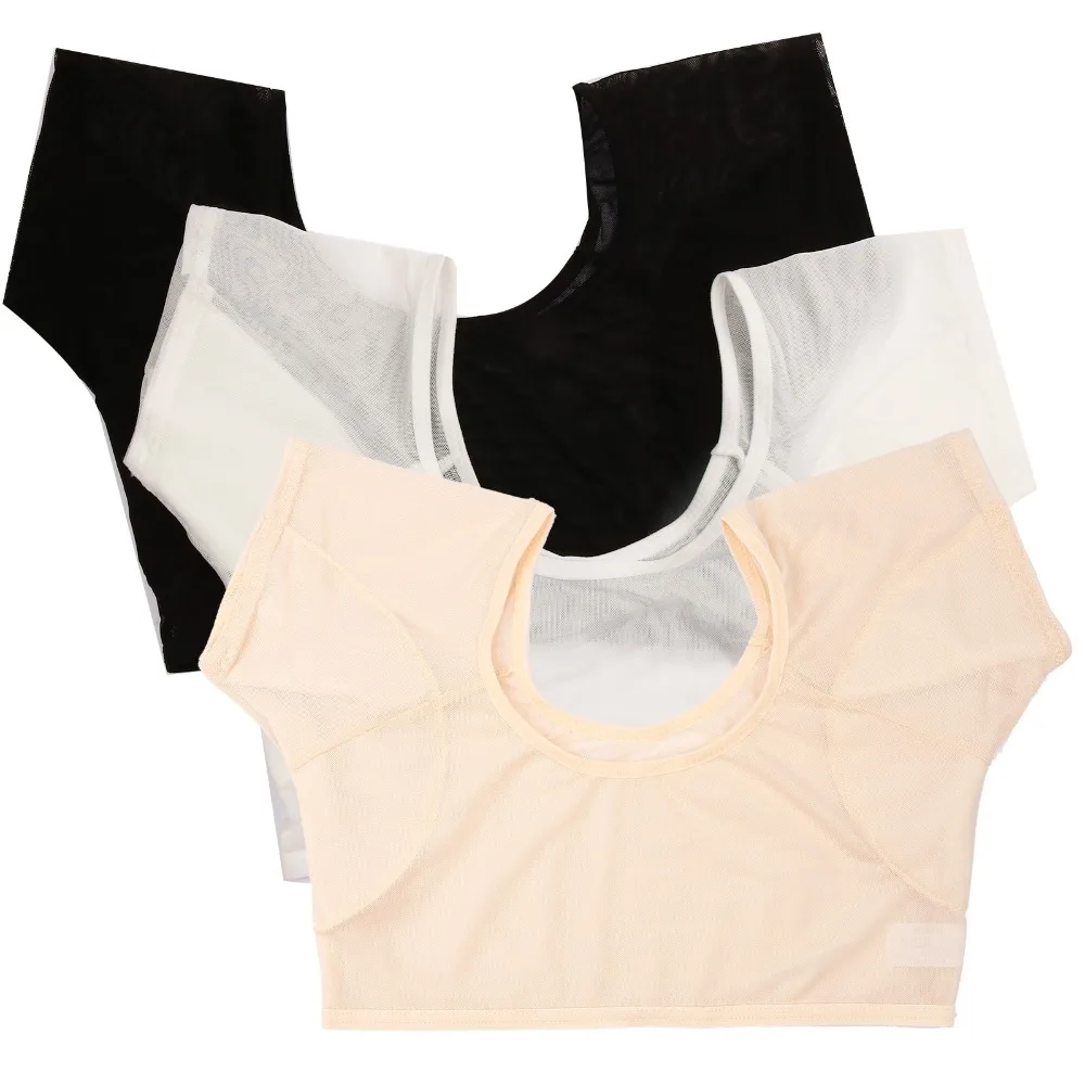 Sweat absorbing clothes Women Chest Wrap Vest Underarm Pads T-shirt