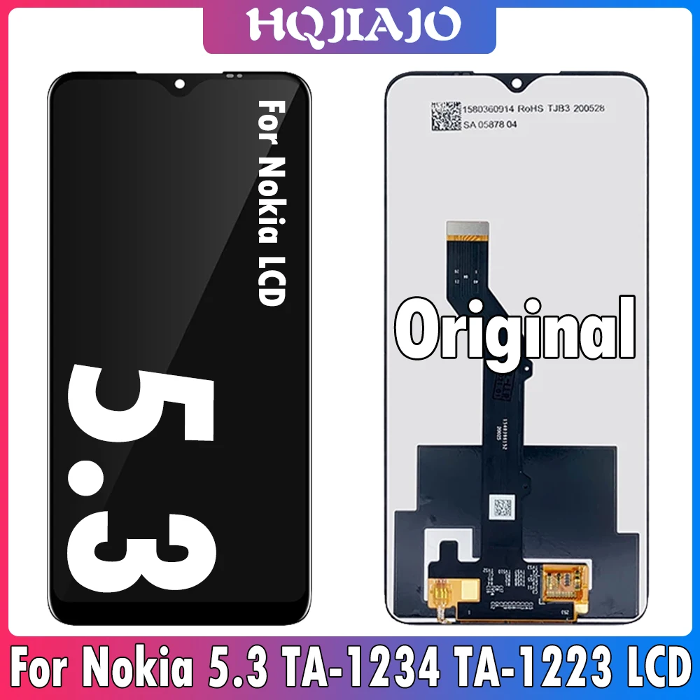 6-55-Original-For-Nokia-5-3-LCD-Display-Touch-Screen-Digitizer-Assembly ...
