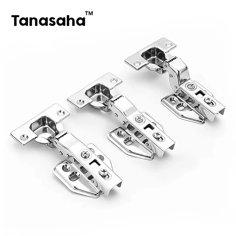 304 Stainless Steel Hinge Furniture Hardware Soft Close for Cabinets and Cupboard Furniture Fittings Damper Buffer Hinges