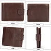 2024 New Vintage Business Men's Wallets Cow Genuine Leather Short Wallet Men Quality Male Cash Purses Clutch Boy Casual Wallets 6