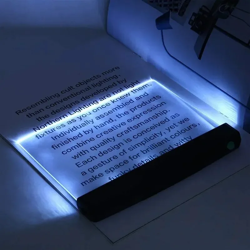 LED Light Night Light Book Light Mini LED Light LED Desk Lamp 1Pc LED Flat Panel Night Vision Reading Light