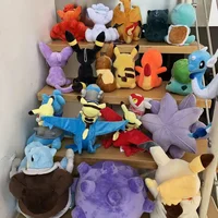 Jouets en peluche Blastoise mignons, jouet en peluche Pokémon, Bulbasaur, Charmander, Squirtle, Pikachu, figurine d'anime, Gengar, Eevee, poupée en peluche, cadeau 4