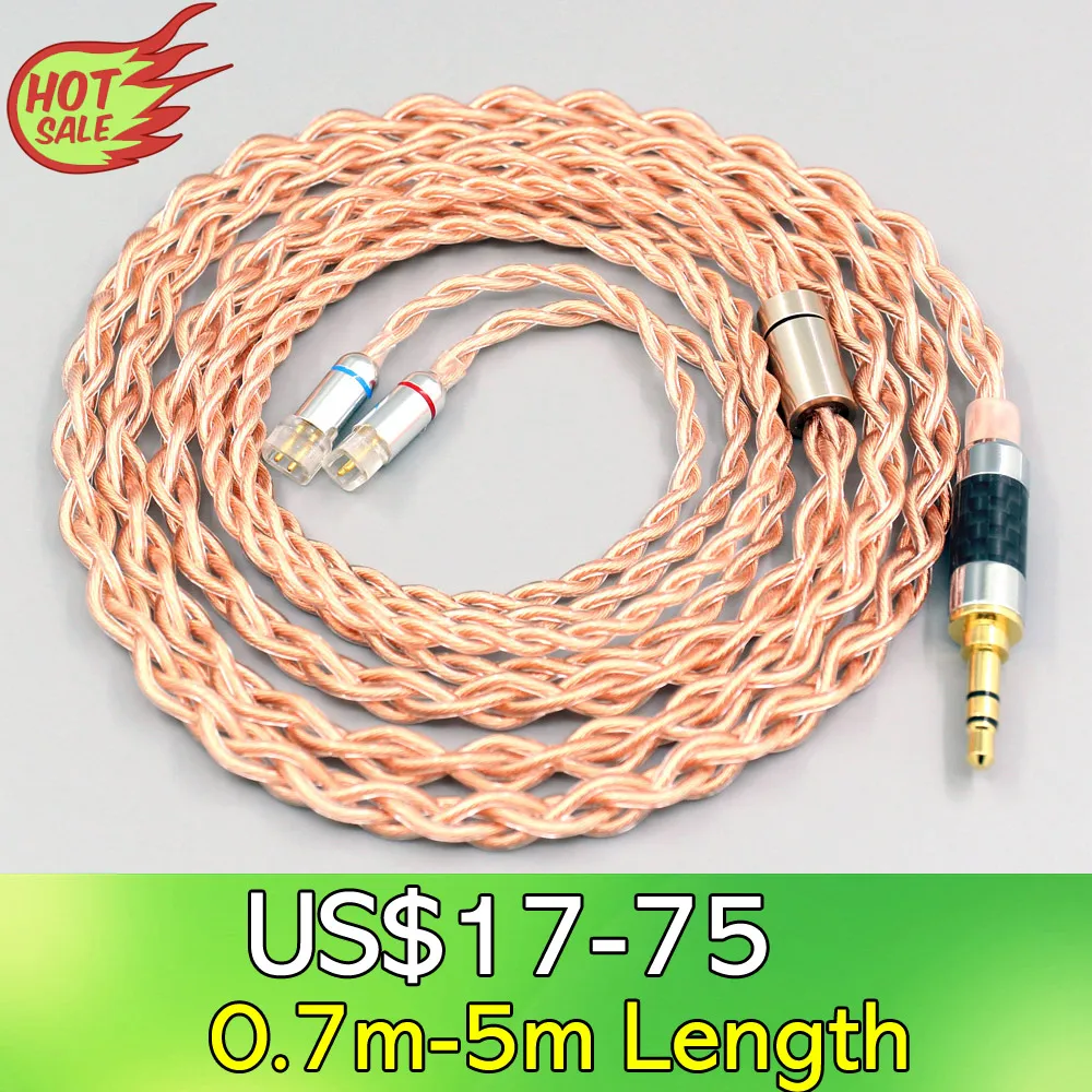 

4 Core 1.7mm Litz HiFi-OFC Earphone Braided Cable For UE11 UE18 pro QDC Gemini Gemini-S Anole V3-C V3-S V6-C LN008088