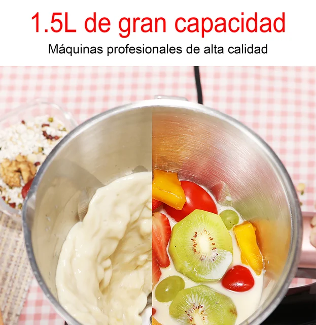 Sonifer-licuadora y exprimidor de carne 3 en 1, mezclador de cocina de  acero inoxidable, procesador de alimentos y frutas, batidos de hielo sin  BPA - AliExpress