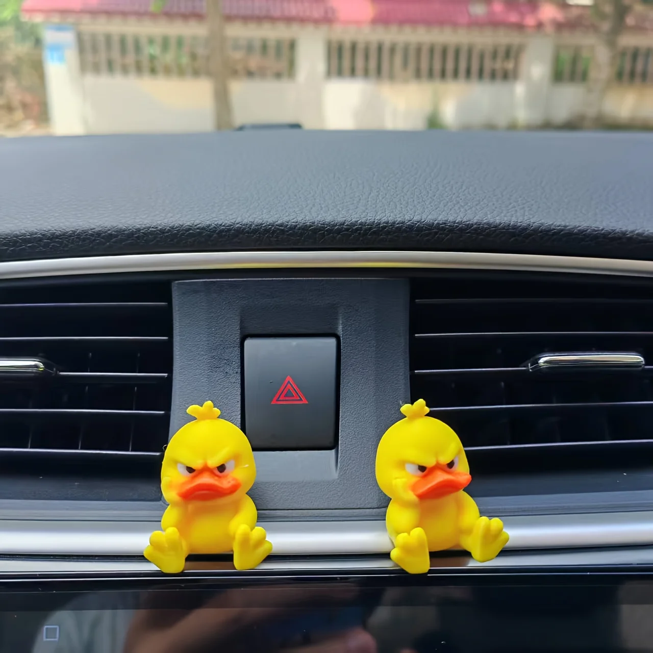 2PCS 3D Angry Duck Car Ornaments – Funny Dashboard Decorations for Cars, Trucks & SUVs | Expressive Duck Figures, Perfect Christmas Gift 5