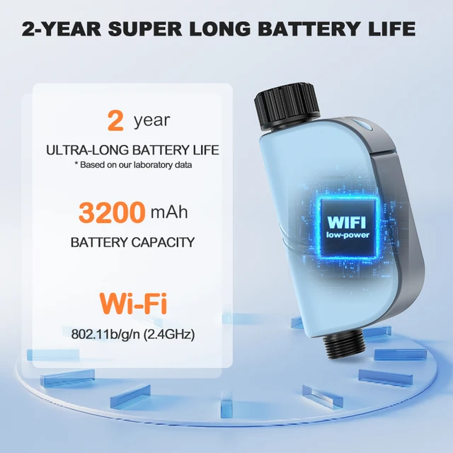 EZAIOT Smart Tuya WiFi Garden Watering Timers Sprinkler Valve Programmable Auto Irrigation Watering Timer Hose Control Water 3