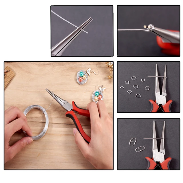 Multi-use Jewelry Pliers, Round Nose Pliers, Flat Nose Pliers, Wire Cutter  Wire Looping Pliers, Bending Tool for Jewelry Making - AliExpress