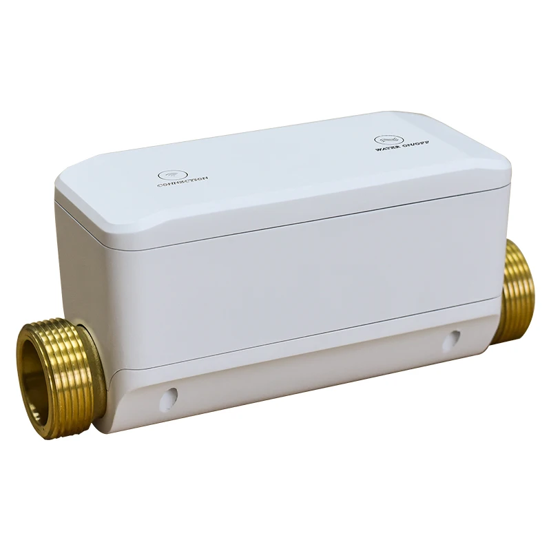 Haozee Tuya Smart Water Valve and Automatic Shutoff Water Flow Meter Water Leak