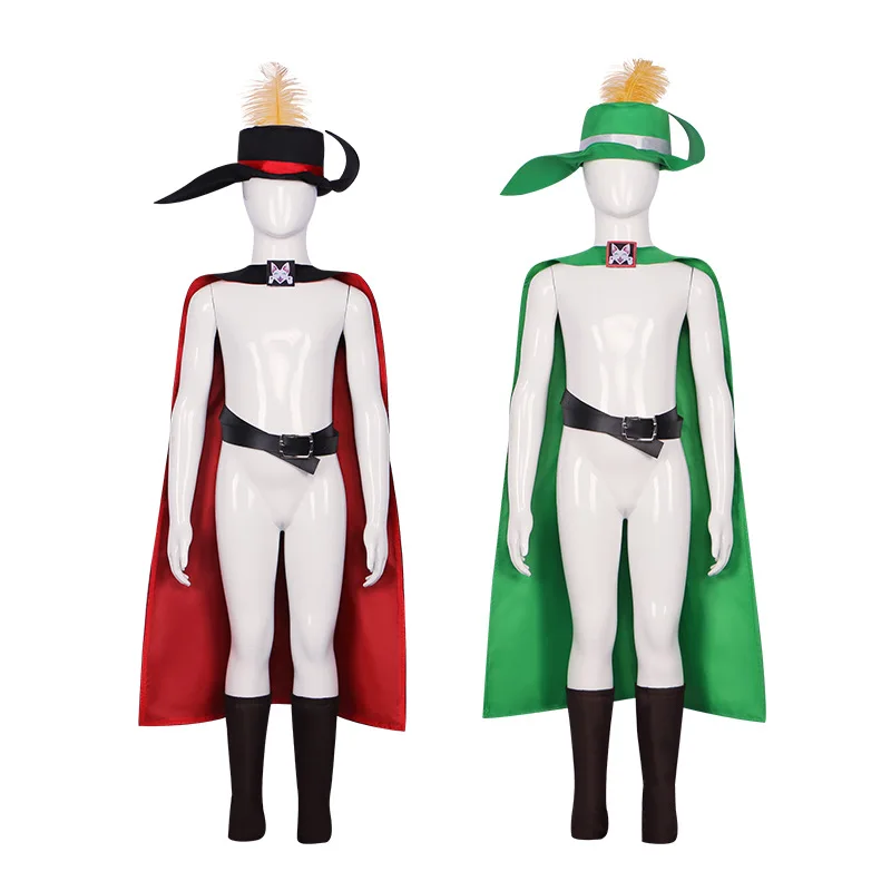 Anime Movie Puss In Boots Puss Adult Kids Cosplay Costume Mantello Cappello Cintura Suit Cat Puss Costume Completo Costumi Di Halloween