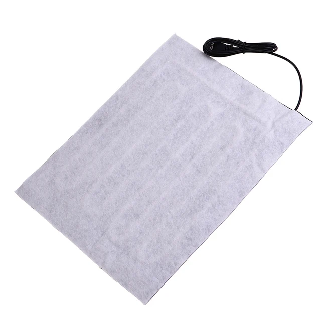 1Dcs Szénszálas Fűtőpad Kézmelegítő Usb Fűtés Film Elektromos Téli Infravörös Láz Hőszőnyeg - Image 2