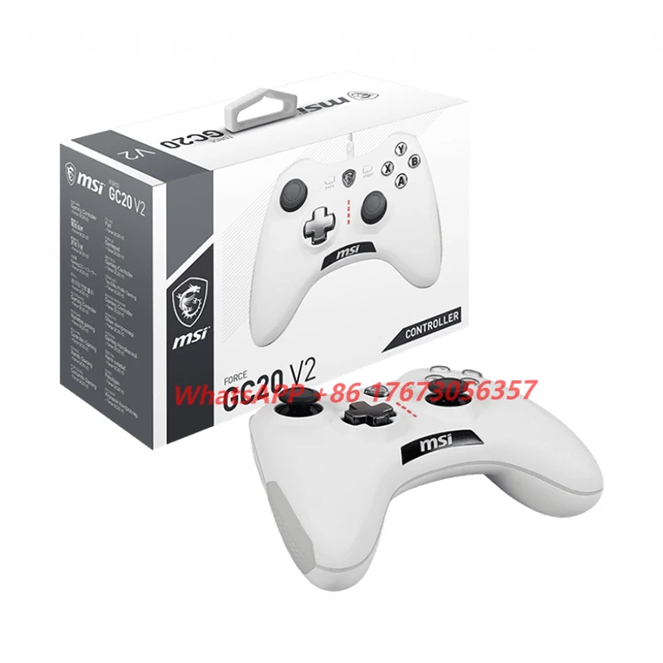 

FORCE GC30 V2 WHITE Gaming Controller Supports PC and Android System Wired And wireless Gamepad PC360 Steam PS3 Games Gear