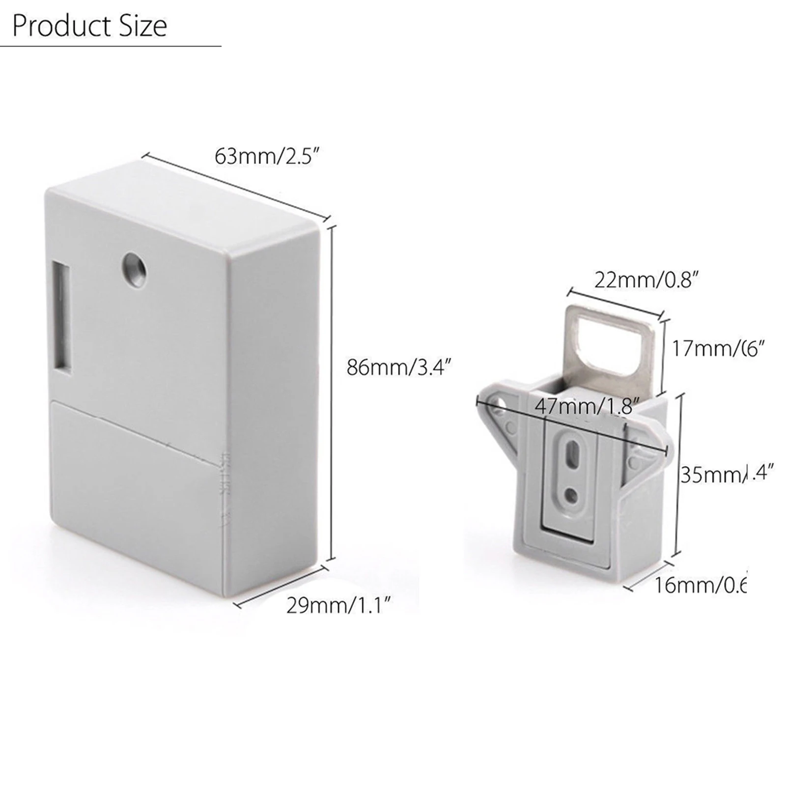 Cabinet Lock Battery IC Card Sensor Intelligent SmartLock DIY Invisible Digital Lock