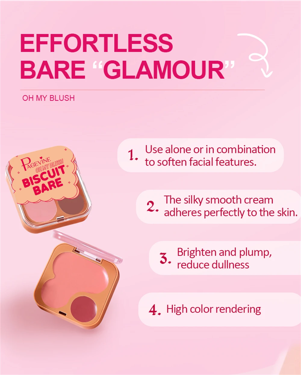 Face Repairing Palette Contour Blush Matte Highlighter 3d Shadow_voghion.com