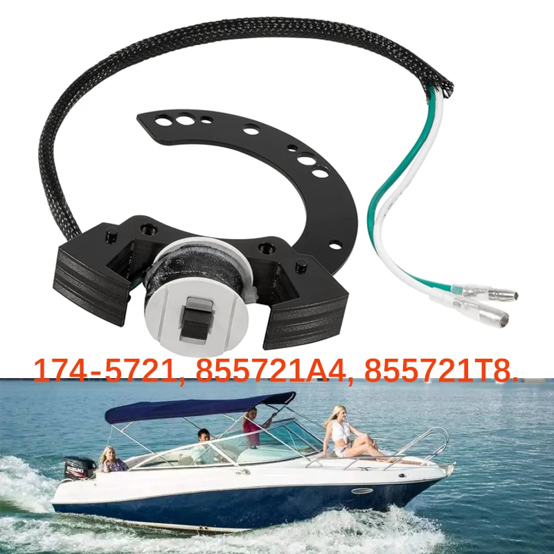 

Заменитель статора для Mercury 174-5721 855721T8 855721A4 подвесной, 2-тактный 2-цилиндровый 1997-2006 XR10 Sea Pro Marathon Magnum