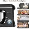 Vospeed 9 IN 1 Stand Mixer, 850W Tilt-Head Multifunctional Electric Mixer with 7.5 QT Stainless Steel Bowl, 1.5L Glass Jar 5