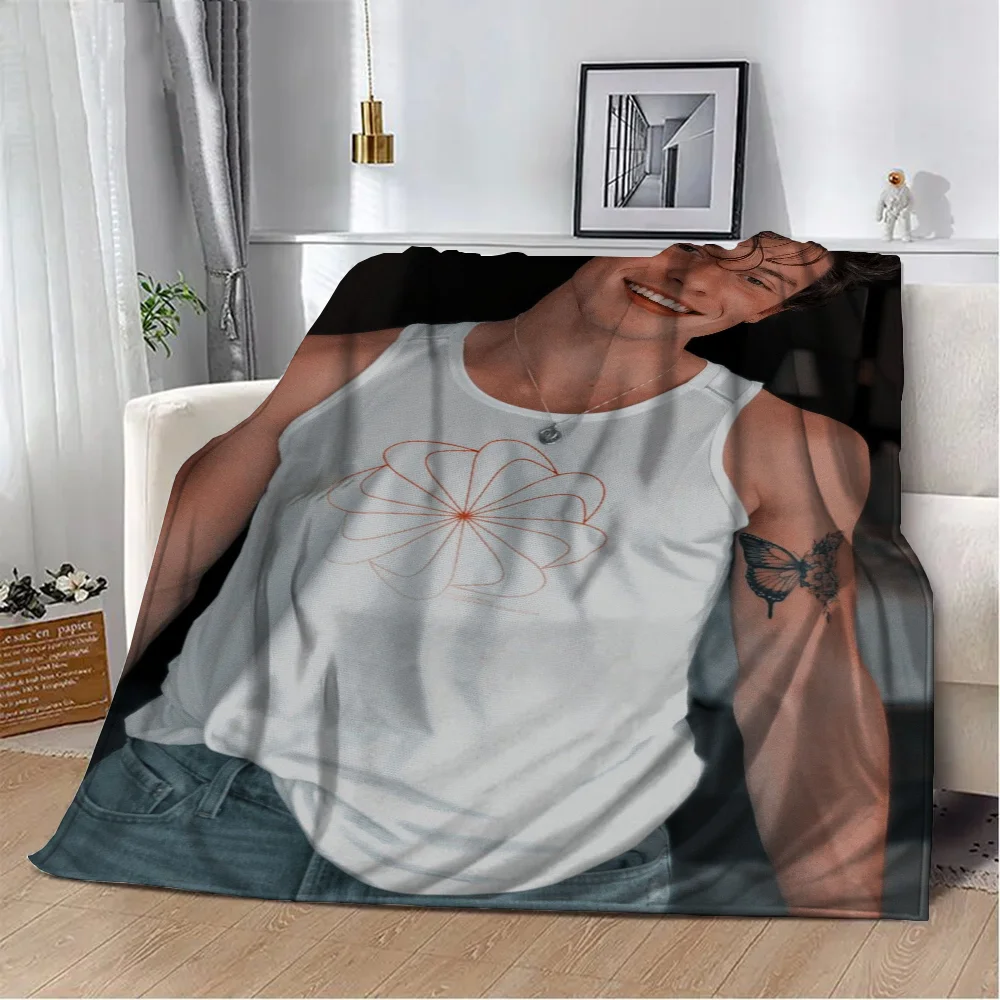 Bed Throw Blanket for Sofa Luxury Blanket King Size Shawn Mendes Interior for Home Fluffy Soft Blankets Sofa Decoration Cobija 2