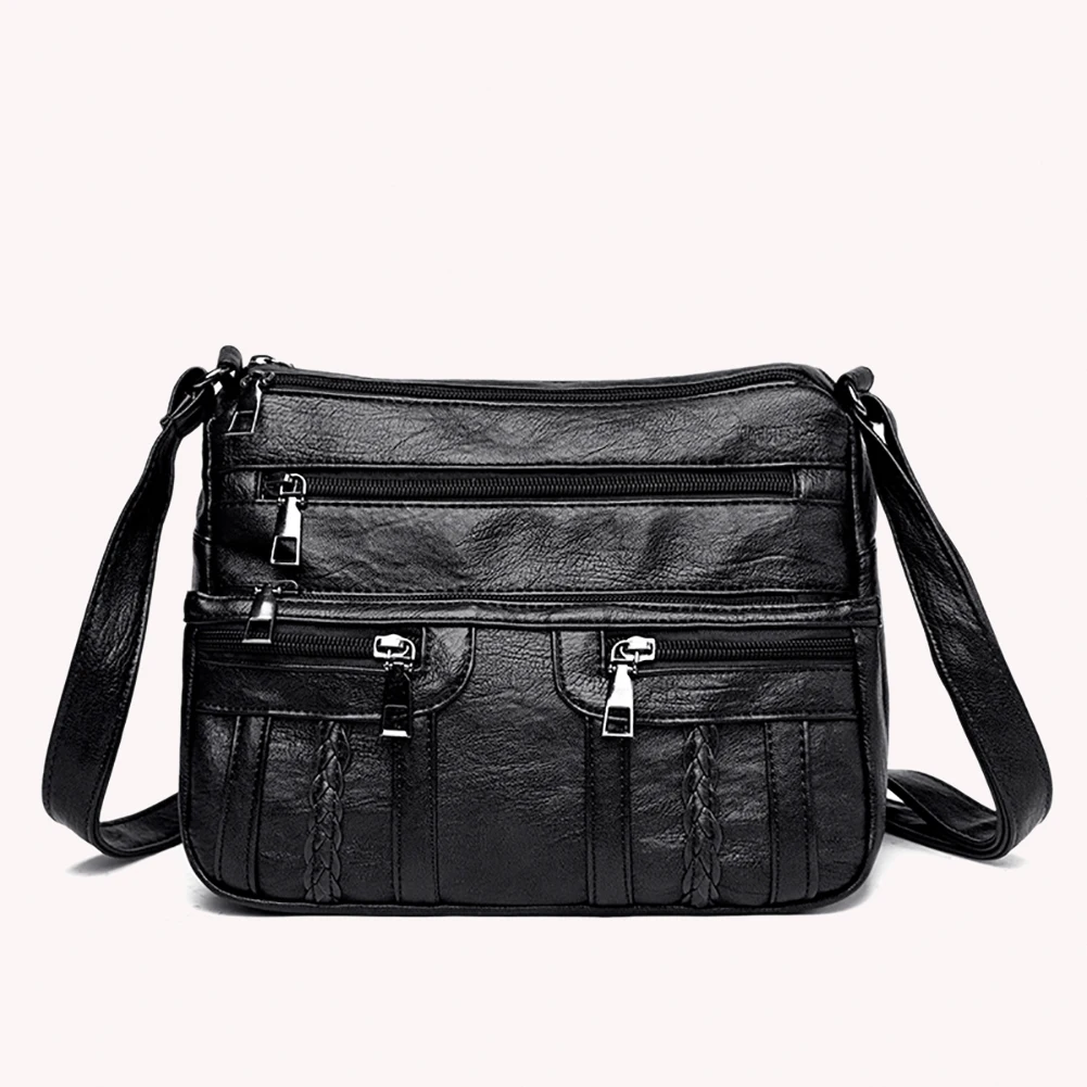 Buy Black Snake Print Leather Bag Online In India