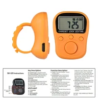 Compteur de pointage d'anneau de doigt numérique électronique, tenu dans la main, compteur de tissage ogo, mini marqueur de point, outils de comptage d'écran LCD 6