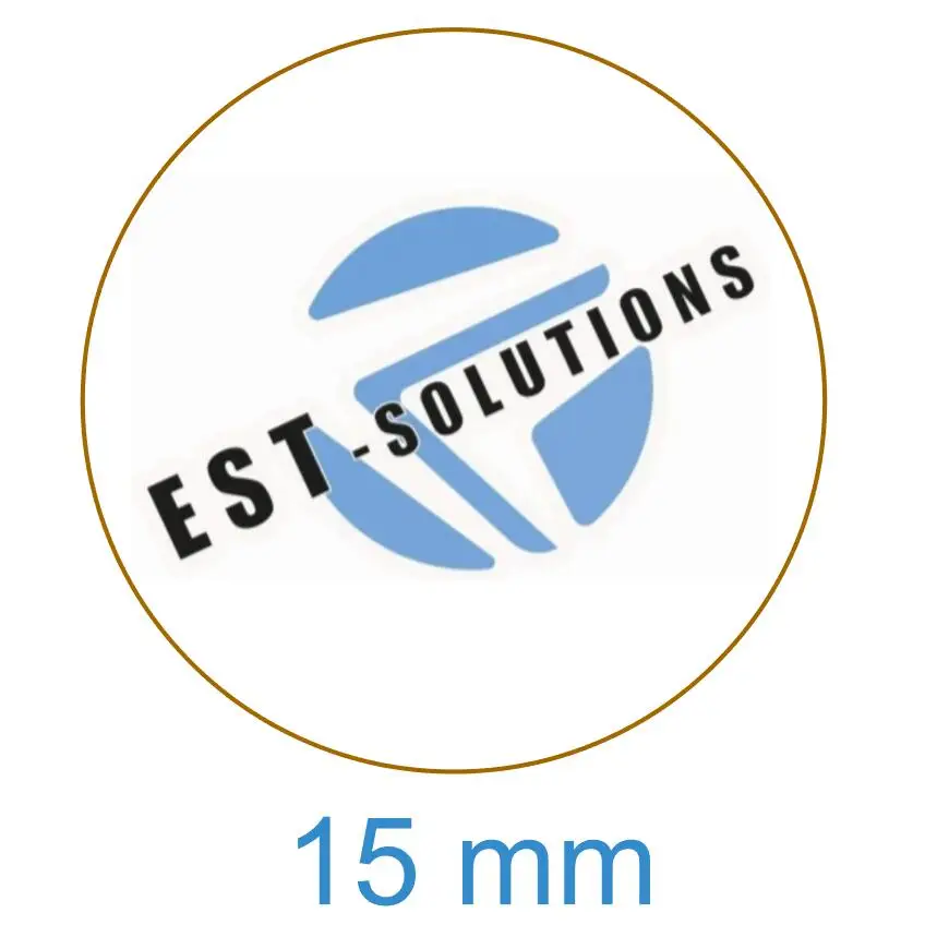 Ordine Personalizzato 10000 Pezzi 15Mm Carta Fragile Garanzia Etichetta Adesiva Vuota Per Sigillo Di Sicurezza Rimozione A Prova Di Manomissione Timbr