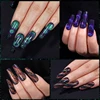 YOKEFELLOW 10ML 9D Cat Magnetic Nail Gel Polish Flowing Cat Magnetic Gel Semi Permanen Soak Off UV LED Glitter Nails 5