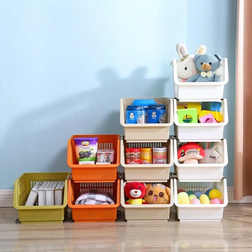 Kitchen Supplies Fruit Storage Basket Basket for Pantry Plastic BinsforOrganizingFood,Kitchen,BathroomEssentials，Spice Jar